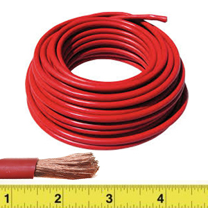 0,75m batería cable cable plus 35mm² rojo 2x polklemme 75cm 