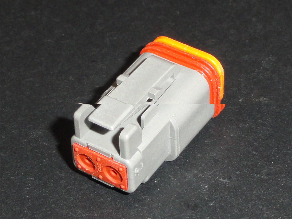 Connettore Deutsch Serie DT - 6 Vie P.m. Nero - MES Connettori - Foto 2