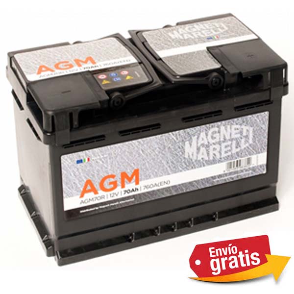 ▷ Batería Magneti Marelli AGM 70ah 760A 12v. | Coelectrix.com