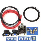 kit básico instalación batería auxiliar con relé automático