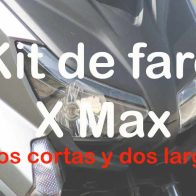 Kit de faróis X Max dois curtos e dois longos