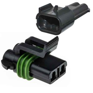 DELPHI 12129081 Qty Of 50 Per Lot Metri-Pack 280 2 Way Black Unsealed Female Co - Foto 8