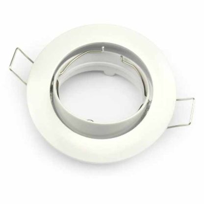 Aro Basculante 70mm para Bombillas Led color blanco