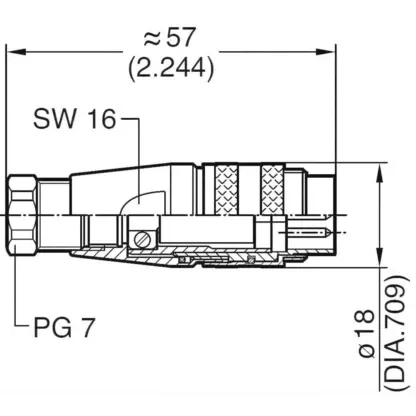 OUTLET Amphenol C091 31H008 100 2 Conector circular Corriente nominal: 5 A Pines: 8 DIN - Imagen 2