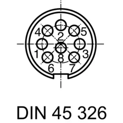 OUTLET Amphenol C091 31H008 100 2 Conector circular Corriente nominal: 5 A Pines: 8 DIN - Imagen 3