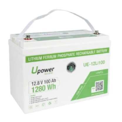 Batería LiFePO4 UPOWER UE-12LI100 – 12.8V 100Ah