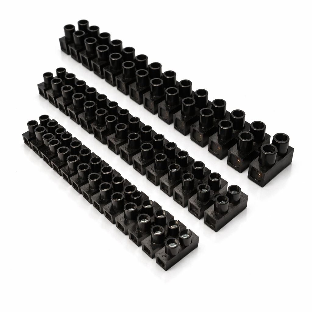 Regletas de conexión eléctrica 12 polos 400V