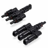 Conector Solar MC4 en Paralelo 3 a 1 Tipo T