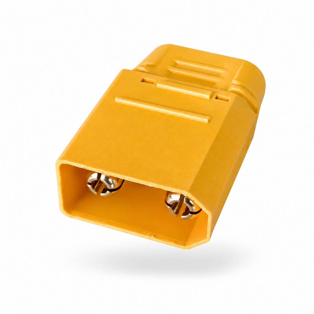 Conector XT90 Macho amarillo de 40 amperios