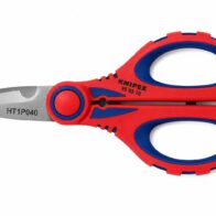 Tijeras KNIPEX para electricista con hojas microdentadas